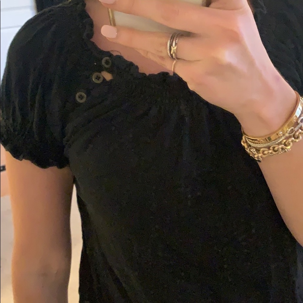 Black Roxy top m - Picture 2 of 6